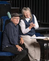 Gunilla Röör, regissör. Per Sandberg, manusförfattare. 